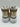Christian Dior D-Player high-top sneaker white/gold metallic leather Size 39 Dior