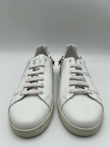 Valentino Garavani Backnet zebra-print sneakers featuring a pink heel Size 38.5 Valentino