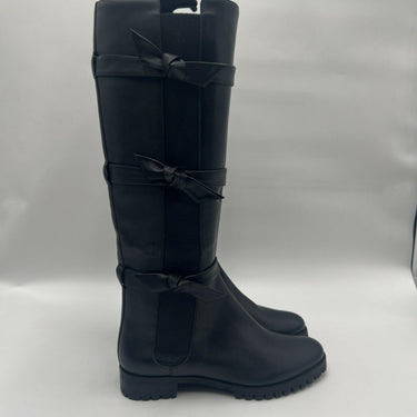 Alexandre Birman Lolita waterproof black leather knee-high boot Size 37 Alexandre Birman