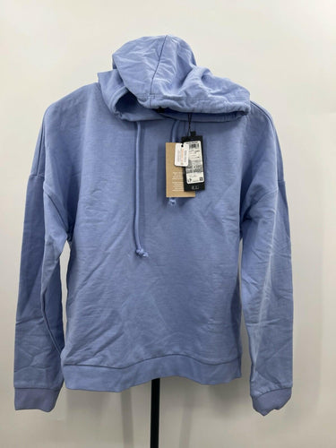 Vero Moda Hoodie Oversized Drawstring Periwinkle Blue Organic Cotton NWT XS VERO MODA