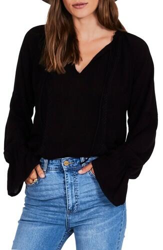 Amuse Society Woman's Pebble Woven Black size M Amuse Society
