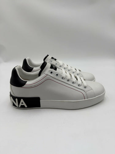 Dolce & Gabbana Portofino sneakers White / Black Leather Size 6UK Dolce&Gabbana