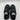Men’s Versace Odissea low-top sneakers in black leather Size 42 Versace