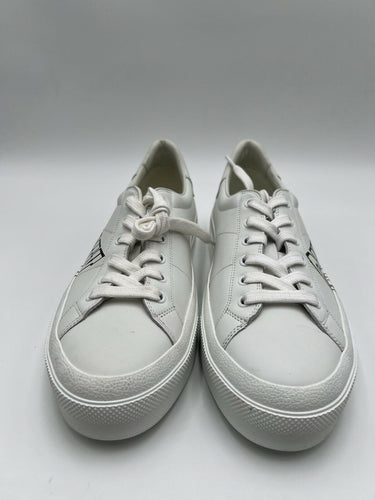 Givenchy City Sport "College Print" leather Men sneakers in white / black Size 41