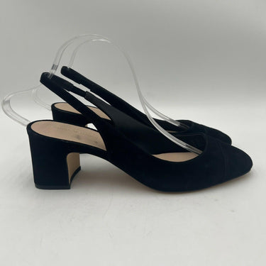 Women’s Stuart Weitzman Milla 55 Suede Slingback Black Suede Pump Size 10B Stuart Weitzman