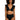 La Blanca Women's Over The Shoulder Ruffle Bikini Swimsuit Top, Black Size 14 La Blanca