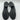 Prada Chocolate brushed leather heeled mules in black Size 41 PRADA