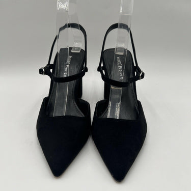 Women’s Marc Fisher Diamont Black Slingback Pump Heels Size 7M Marc Fisher