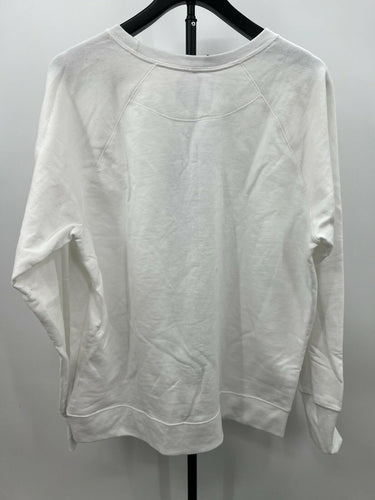 Champion Sweatshirt Mens White Script Logo Crewneck Lightweight NWT New XL Champion
