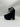 Versace Women’s Tempest Platform Pumps Black Satin Leather Trim Size 35.5 Versace