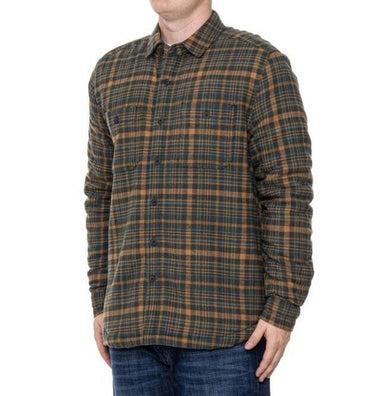 NWOT GROVE & HOLLOW Rotterdam Plaid Heavyweight Flannel Shacket Green Size M Grove & Hollow