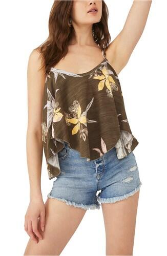 Free People Womens Hey Girl Cotton Tank Top Choose Sz/Color: XS/Army Combo Free People