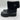 Women’s Moncler Ginette Knit Waterproof Rain Boots in black Rubber Size 35 Moncler