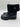 Women’s Moncler Ginette Knit Waterproof Rain Boots in black Rubber Size 35 Moncler