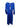 NSR Woman’s Royal Blue Maxi Dress Faux Wrap Waist Tie Size L Wrap
