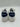 Versace Men's Embossed White & Blue Leather Low Top Sneakers Shoes Size 43 Versace