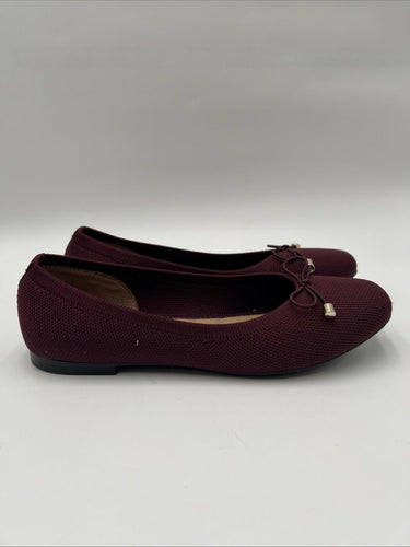 NWB Kelly & Katie Sasha Ballet Flat Women's Mad Maroon Size 6.5M Kelly & Katie