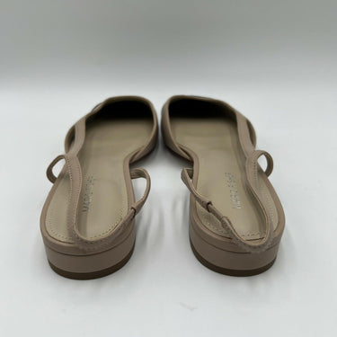 Women’s Marc Fisher Dela Closed Toe Slingbacks Beige Leather Size 9.5M Marc Fisher