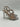 BCBG Generation Silver Rhinestone Strappy Heels Stiletto Size 8.5