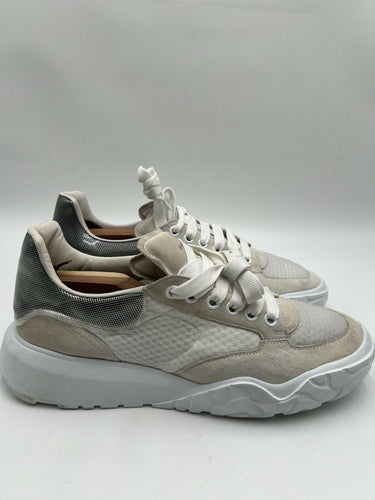Men’s Alexander McQueen Court Trainer sneakers in white/beige Size 45.5 Alexander McQueen