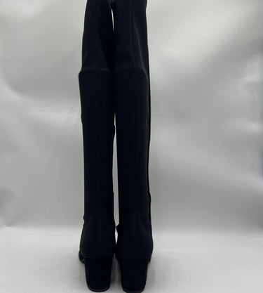 Women’s Stuart Weitzman Gillian 60 Over-the-Knee Black Suede Boot Size 8.5B