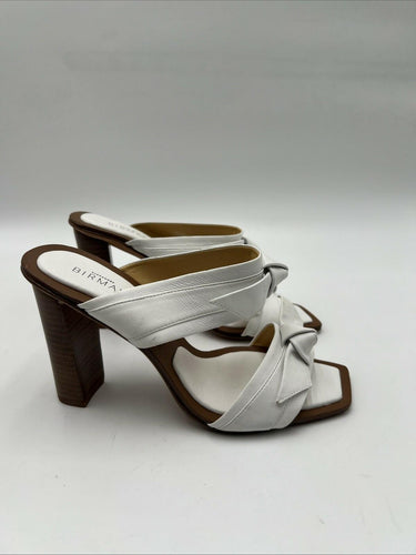 Alexandre Birman Clarita Block white nappa leather heeled sandals Size 35 Alexandre Birman