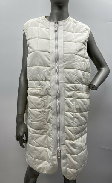 NWD Women’s Rebecca Minkoff Full Zip Quilted Puffer Vest Color White Size S Rebecca Minkoff