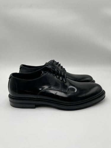 Dolce & Gabbana Men’s polished Black Patent Leather Derby Shoes Size 10UK Dolce & Gabbana