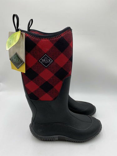Muck Boot Company Women's Hale Tall Boot in Black/Buffalo Plaid Size 7 Muck Boots