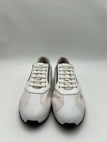Men’s Hugo Boss Cyden White / Black Low Profile Sneakers Size 46
