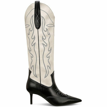 INC Womens Hayleigh Faux Leather Knee-High Boots Black Size 10.5 Medium (B,M) INC International Concepts