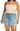 BP. Ruched Crop Cami Orange- White Tamara Daisy Size 1X White