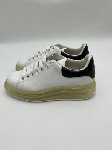 Alexander McQueen Oversized sneaker transparent sole black heel tab Size 38 Alexander McQueen