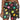 BP Satin Shorts, Black Multi Shooting Stars Size S B.P