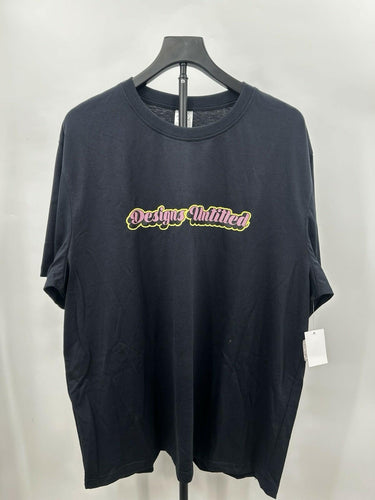 Designs Untitled Men black t-shirt Graphic Pink/yellow Size XXL Designs Untitled
