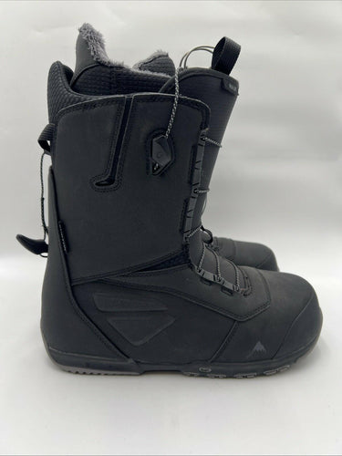 Burton Ruler Snowboard Boot Black medium flex Speed Zone lacing Size 11.5 Burton