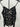 Abound Cami Top Black Pink White Ditsy Floral Spaghetti Strap Tank XS Abound