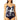 Anne Cole Easy Tri Tankini Navy White LG Anne Cole