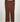 Abound Womens Straight Leg Pants Rust Cherry High Rise Elastic Waist Knit L