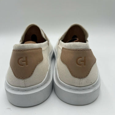 Cole Haan GrandPrø Rally canvas penny loafer in ivory Canvas Size 11B Cole Haan