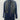 French Connection Women's Mixed Media Cutaway Coat Navy/Black Size 4 French Connection