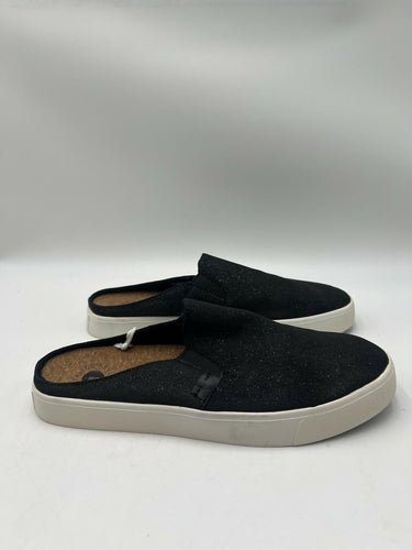 Revitalign Esplanade Lea Met Black Glitter Mule Slip On Womens SIZE 12 B Revitalign