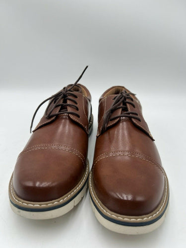 Adolfo Brown Oxford Cap Toe Casual Dress Shoe Mens SIZE 7.5 Adolfo