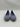 Women’s Rothy’s The Flat Round Toe Rare Blue With Reflective Stripe Size 8.5M Rothy’s