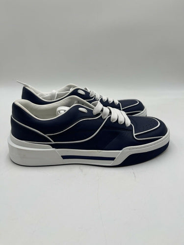 Dolce & Gabbana New Roma calf leather sneakers in navy blue Size 6 UK Dolce&Gabbana