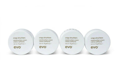 Lot 4 EVO Crop Strutters Construction Cream Hair Styling 15g 0.5oz EVO