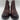 Women’s Born Reegan Brown Leather Zip Booties Mid Block Heel Boots Size 8M Børn