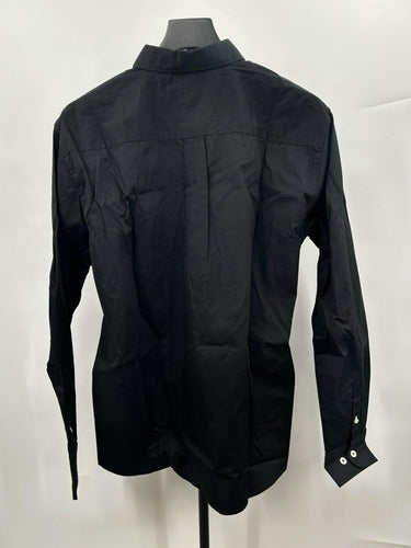 Cinch solid black western-style shirt embroidered logo Button Down Size XXL Cinch