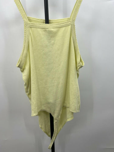 BP Yellow Ribbed Bodysuit Square Neck Tank Top Plus Size 1X Bp.