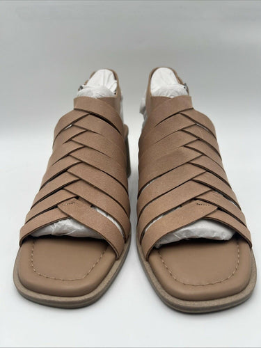 Women’s Lucky Brand Jacina Brown Block Heel Sandals Size 8.5M Lucky Brand